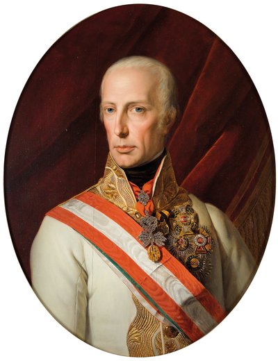Emperor Franz I of Austria by Ferdinand Georg Waldmuller